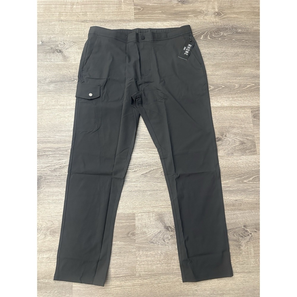 Rhône Boathouse Cargo Slim Straight Fit Men's XL Black Sand